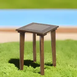 Marrakesch Orient & Mediterran Interior Beistelltisch Astus Eckig - Ablagetisch aus handgearbeitetem Holz mit filigranen orientalischen Schnitzereien, ideal als elegantes Dekorationselement und praktischer Hocker für Ihr Zuhause.