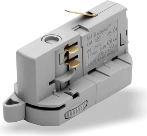 Multiadapter für 3-Phasen Stromschienenstrahler, grau | GA69-1