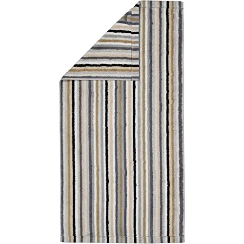 Cawö Home Handtücher Life Style Streifen 7048 Kiesel - 37 Saunatuch 70x180 cm - Strandtücher aus 100% erlesener Baumwolle, pflegeleicht und trocknergeeignet, mit attraktivem Streifendesign für ein stilvolles Badeerlebnis.