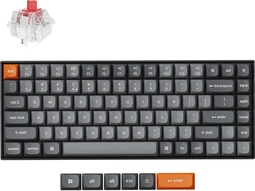 Keychron K2 Max QMK Wireless Mechanical Mechanische Tastatur, Weiße LED, QWERTY US Layout