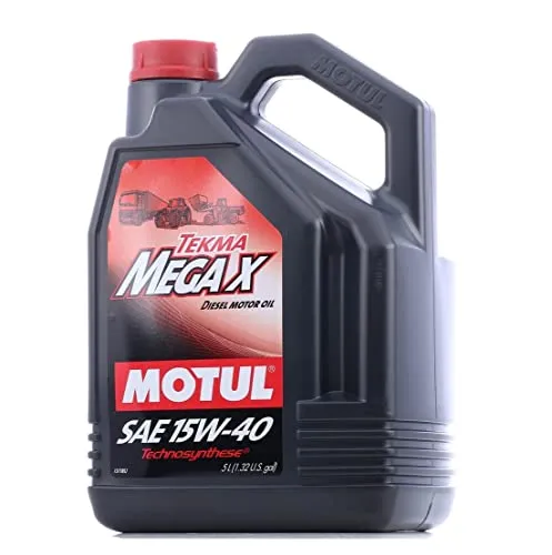 Motul Motoröl TEKMA MEGA X 15W-40 106378 - Hochleistungs-Motoröl für optimale Schmierung und Schutz, ideal für PKW und Nutzfahrzeuge. Schützt den Motor bei hohen Temperaturen und reduziert Verschleiß.