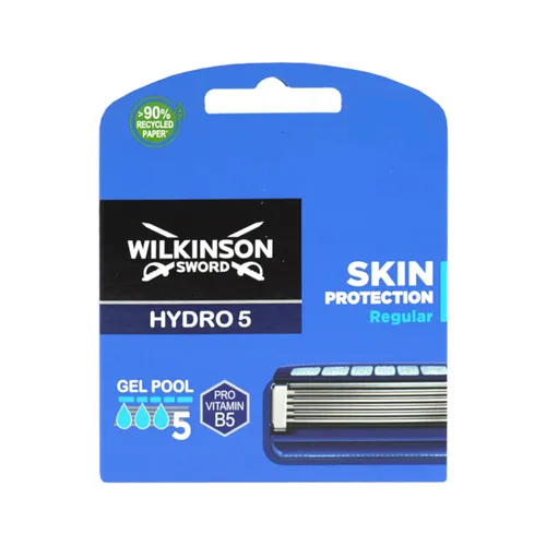 Wilkinson Hydro 5 & Hydro 3 SKIN PROTECTION Rasierklingen - 12 Klingen - Nassrasierer für Herren mit 12 hochwertigen Klingen aus rostfreiem Stahl, ideal für eine sanfte und gründliche Rasur ohne Hautirritationen.