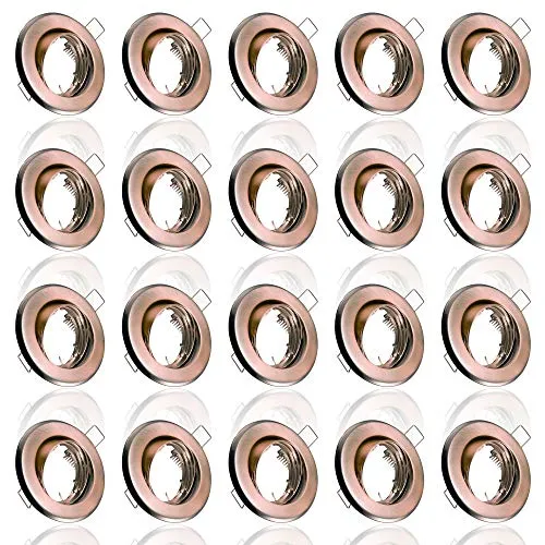 20x MAXKOMFORT Einbaustrahler IP20 in braun von Maxkomfort