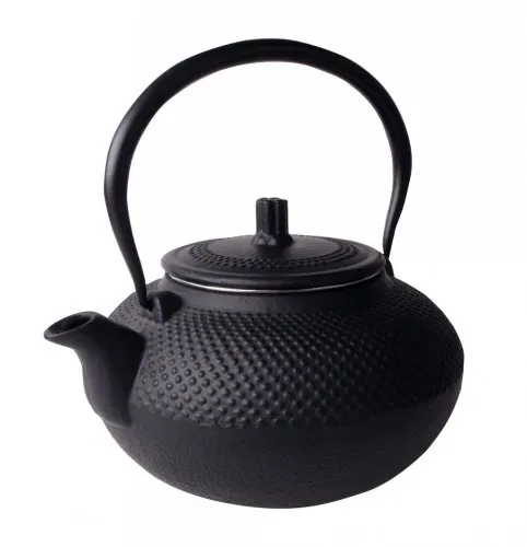 HiT Teekanne Guss 1,5L Asia Japan Style mit Teesieb - Elegante Gusseisen Teekanne mit 1,5L Fassungsvermögen und hochwertigem Edelstahl Teesieb, ideal für Teeliebhaber und stilvolle Teestunden.