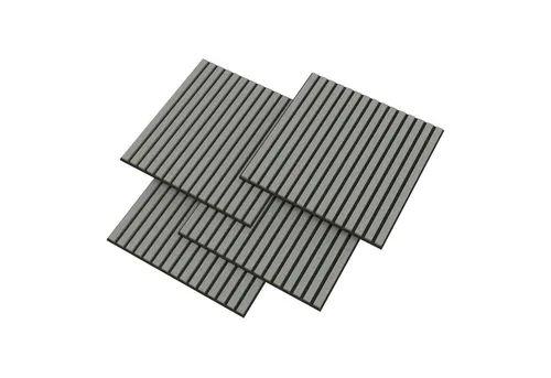 neu.holz 3D Wandpaneel Set »Vang« 60x60 cm - Wandpaneele im 4er-Set für akustische Verbesserung und stilvolle Raumgestaltung. Die geradlinigen Lamellen in Eichenoptik sorgen für eine gemütliche Atmosphäre und lassen sich individuell anpassen.