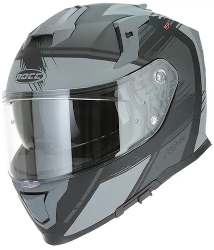 ROCC by BÜSE 341 Helm, Sonnenblende, Schwarz-Grau Matt, XL