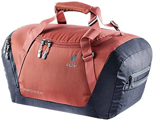 deuter AViANT Duffel 50 Sporttasche - Klassische Sporttaschen, leicht und vielseitig, ideal für Reisen mit justierbaren Trägern für flexibles Tragen und zusätzlichem Staufach.