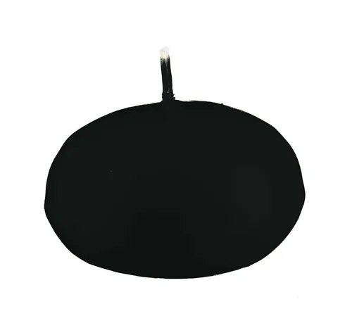 XXL Schwimmkerzen Schwarz Ø 8 cm, 8 Stück, Echtwachs, deutsche Markenkerzen