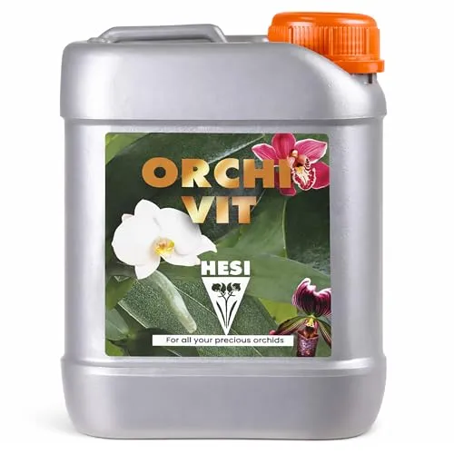 HESI Orchi Vit Orchideen-Dünger – Spezialflüssigdünger für blühende Orchideen - HESI Orchi Vit – Ideal für kräftige Wurzeln und intensive Blütenbildung. Die ausgewogene Nährstoffformel unterstützt das Wachstum von Orchideen und tropischen Pflanzen, besonders schonend und salzarm.