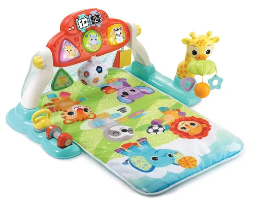 VTech Baby - 4-in-1 Sportspieldecke - Spiel- & Krabbeldecken, mit abnehmbarem Spielboard, 2 Spielmodi und zahlreichen Spielmöglichkeiten zur Förderung der Motorik ab der Geburt.