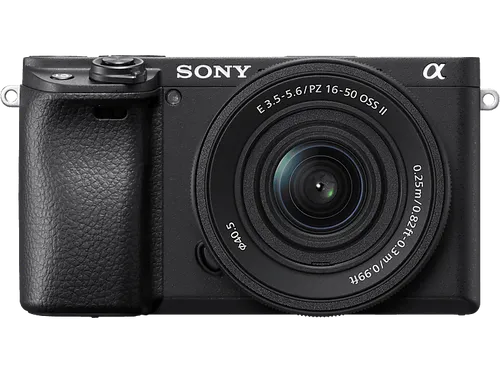 Sony Alpha ?6400 mit E PZ 16-50mm F3.5-5.6 OSS - Spiegellose Digitalkamera mit 24.2 MPix und 4K-Video, ideal für kreative Fotografie und schnelle Actionaufnahmen, inkl. Wi-Fi und Bluetooth für einfache Verbindung.