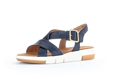 Gabor Damen Plateausandalen - Bequeme Sommerschuhe mit breiter Sohle - Wanderschuhe: Ideal für den Sommer, mit breiter und hoher Sohle für optimalen Komfort und Stabilität.