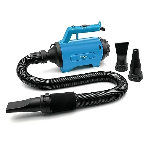 Hundefön Blower Pet Dryer Haustier-Fellpflegegebläse mit Heizung stufenlos 3.8 PS