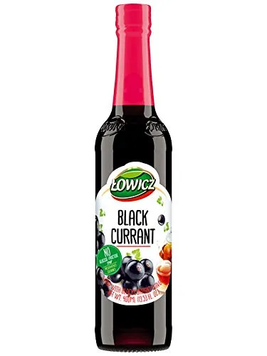 Lowicz schwarzer Johannisbeersirup, 400 ml