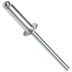 PARCO Blindniete PARCO Blindnieten Alu/Stahl 4,8 x 12 mm 250 Stück, (4,8 x 12 mm, 250 St., Keine Wärmeentwicklung, Einfache Anwendung), Korrosionsbeständig, Keine Nachbearbeitung notwendig silberfarben Ø 4.8 mm x 12 mm