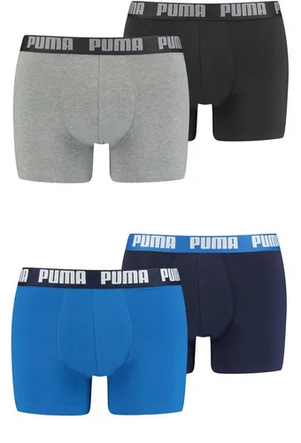 PUMA Boxershorts Puma Herren Boxershorts im 4er Pack (4-St., 4er Pack)