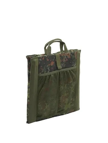 BRANDIT Faltbare Sitzmatte mit Tasche – 2in1 Outdoor Trekking Matte - Praktische und komfortable Sitzmatte für Outdoor-Aktivitäten. Mit einstellbarer Rückenlehne und stabilen Tragegriffen ist sie ideal für Trekking und Jagd.