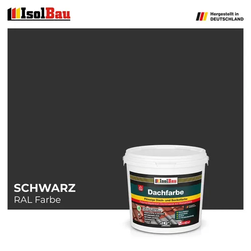 Dachfarbe Sockelfarbe Schwarz 7 kg