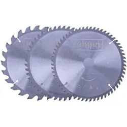 Scheppach Sägeblatt Set 3-teilig