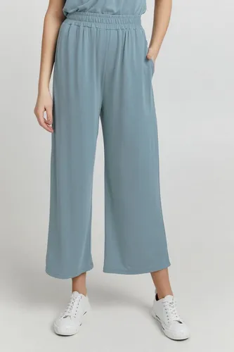 OXMO Damen Stoffhose OXBryndis, Größe XXL, Smoke Blau - Stylische Stoffhose für Damen von OXMO in angesagtem Smoke Blau, aus hochwertiger Materialkombination für angenehmen Tragekomfort. Ideal für den Alltag!