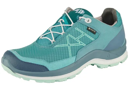HAIX Black Eagle Adventure 3.0 GTX Ws Low/Teal-Mint - Wanderschuhe mit wasserdichter GORE-TEX-Technologie, bieten optimalen Komfort und Schutz für Outdoor-Abenteuer.