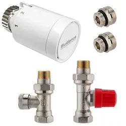 Anschluss-Set für Vertikal- & Badheizkörper von Buderus