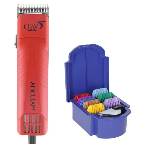 Aesculap FAV5 Schermaschine Trimmer Hunde + Aufsteckkämme, Scherkopf