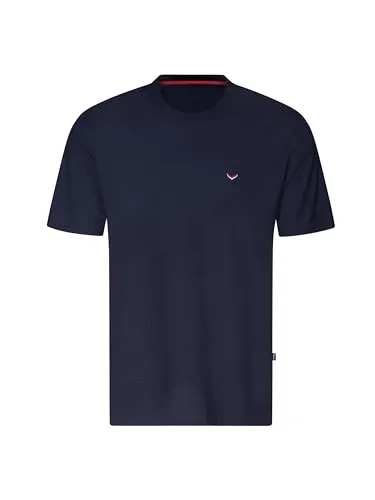 TRIGEMA Classic Tee Herren T-Shirt, Größe L, Navy in blau von Trigema