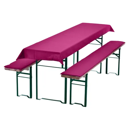 NYVI Bierbankauflagen Set NYVIGala 240x90 cm Beere in lila von NYVI