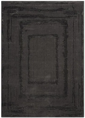 VIMODA Moderner Teppich 3D Effekt Anthrazit 120x170 cm von Vimoda