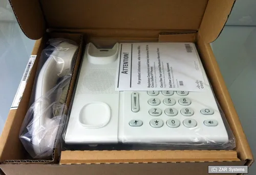 Produktbild CISCO Unified IP Phone 6941 Arctic Weiss Slimline Handset, VoIP Telefon, NEUWARE