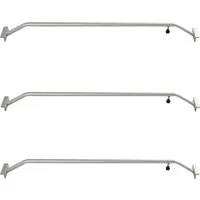 Planenbügel Flachplanenbügel Alu für Anhänger – 100-145 cm, 3 Stück - Planenstütze aus Aluminium, verstellbar von 1000-1450 mm, ideal für stabile Flachplanen. Regenwasser kann im Stand ablaufen – perfekt für den Außeneinsatz.