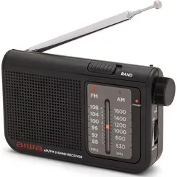 Aiwa RS-55BK Radio Persönlich Analog Schwarz - Schwarz