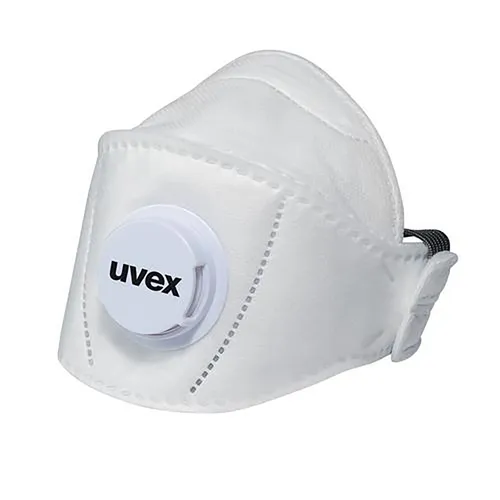 Uvex silv-Air premium 5310+, FFP3 NR D Atemschutzmaske mit Ventil, 15 Stück - Atemschutzmaske FFP3 für zuverlässigen Schutz gegen Feinstaubpartikel. Mit Ventil für geringen Atemwiderstand und optimalem Sitz durch flexibles Kopfband. Ideal für Arbeiten mit Staub, Bakterien und Asbest.