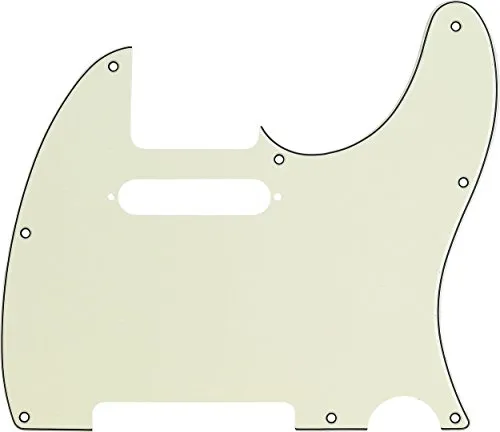 Fender Telecaster Pickguard Mint Green - Gitarren- & Bass-Zubehör, Original 8-Loch Pickguard in Mint Green für individuelle Anpassungen und einzigartigen Look Ihrer Telecaster.