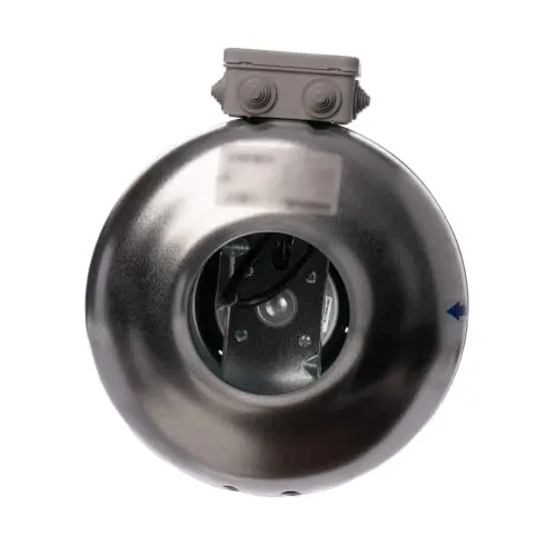 Europlast 100mm Rohrlüfter Rohrventilator Metall radial Abluftrohr Lüfter 379m³ Abluftventilator AKM100