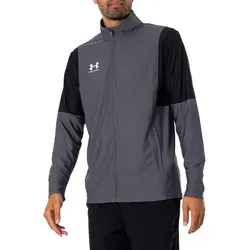Under Armour Challenger-Trainingsjacke, Grau L von Under Armour