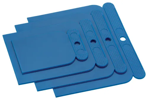 WESTEX Japanspachtel-Set Kunststoff 4-teilig blau