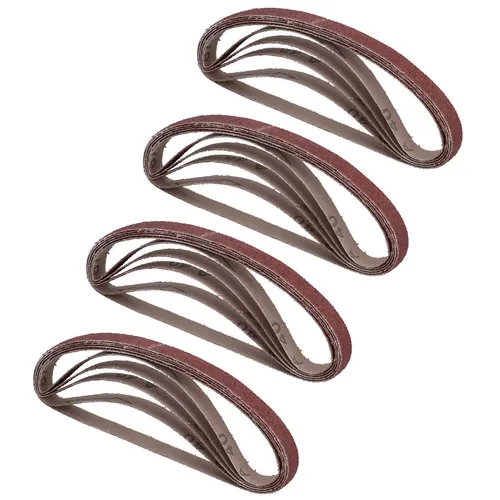 Band Power Fingerfeile Schleifer Schleifmittel Schleifbänder 330 mm x 10 mm 8...