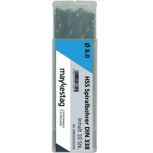 Alpen HSS Spiralbohrer 0,65 mm – 10 Stück - Präziser HSS Spiralbohrer mit 0,65 mm Durchmesser und 26 mm Gesamtlänge. Ideal für Metallbearbeitung und präzise Bohrungen. Hochwertige Qualität für den professionellen Einsatz.