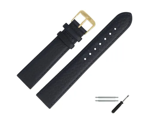 MARBURGER Uhrenarmband 14mm Leder Shrunk Geschmrumpft