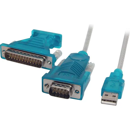EFB Elektronik USB2.0/RS232 Converter, aktiv A-Stecker/DB9-Stecker 1,8m USB2.0 RS232 Konverter, Länge 1,8m USB-A St (1.80 m, USB 2.0) (EB853C)