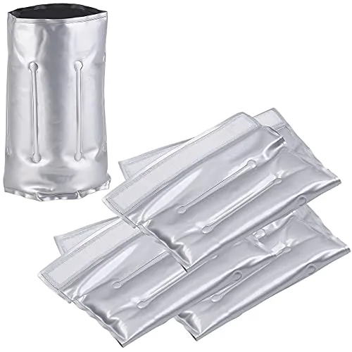 infactory Weinkühler: 4er-Set Flaschenkühler für Ø 75-86 mm, Kühl- & Wärme-Gel (Kühlmanschetten, Kühlmanschette Wein, Flaschenhalter)