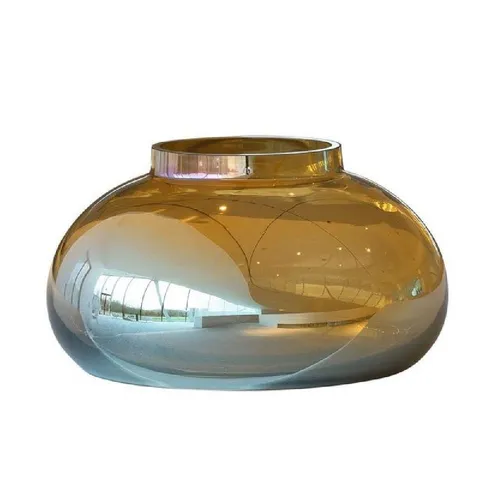 Leonardo Vase 018650 Poesia – Goldene Tischvase aus Glas in gold von LEONARDO