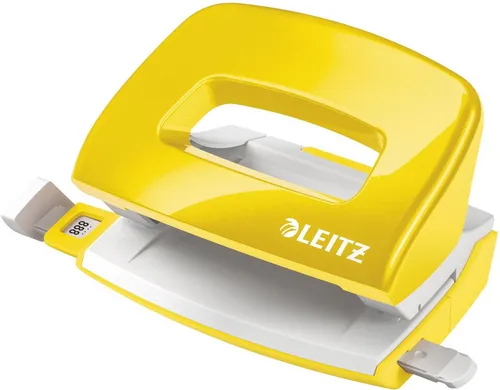 LEITZ Locher Mini Locher NeXXt Wow Kunststoff 10 Blatt gelb