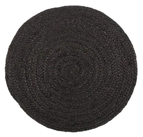 Ib Laursen Tischdecke Ib Laursen Tischset Rund Schwarz in schwarz von Ib Laursens