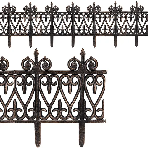 DeubaXXL DE Beeteinfassung 6er-Set Messingoptik 11,40m 994485