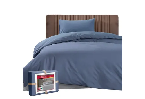 DecoHomeTextil Heimtextilmanufaktur Bettwäsche Set Bettgarnitur mit Reißverschluss Polycotton Uni