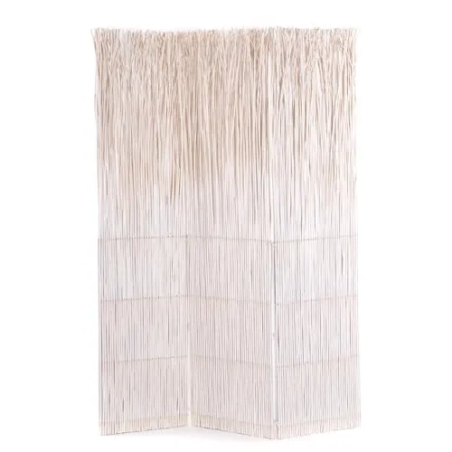 Natürlicher RAUMTEILER Nature 160x120 cm - Paravent aus Weidenholz, ideal zur Raumgestaltung und Schaffung von Rückzugsorten. Flexibel einsetzbar und platzsparend zusammenklappbar.