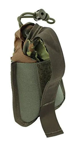 Zentauron Abwurfsack Leichte Ausführung 5L MOLLE-Kompatibel – Faltbare Empty Shell Pouch für Battle Belts, Plattenträger & Schutzwesten – Taktische Magazin-Aufbewahrung, Robuste Cordura Tasche